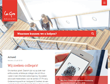 Tablet Screenshot of lagrolaw.nl